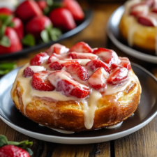Strawberry Cheesecake Cinnabon Rolls