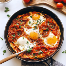 Shakshuka with Blistered Cherry Tomatoes