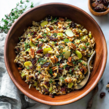 Wild Rice, Dried Cherry & Pecan Pilaf