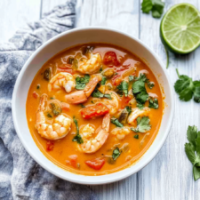 Coconut Curry Shrimp Soup